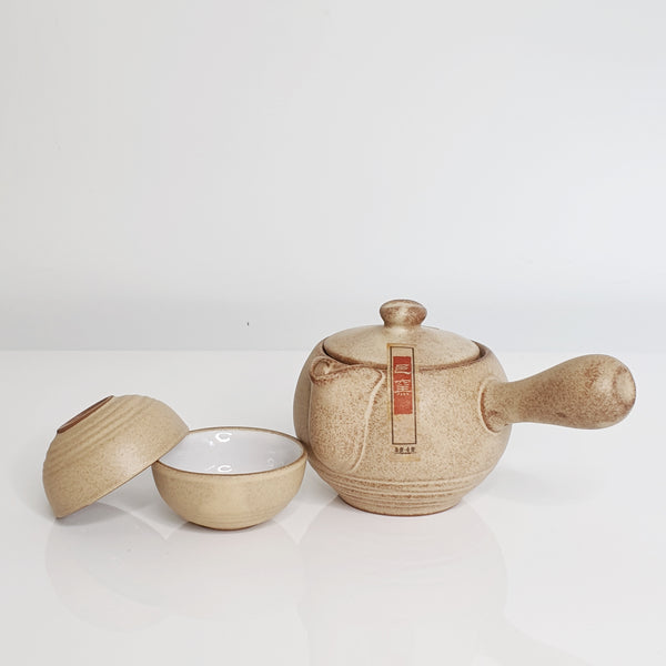 Stoneware gong fu tea set